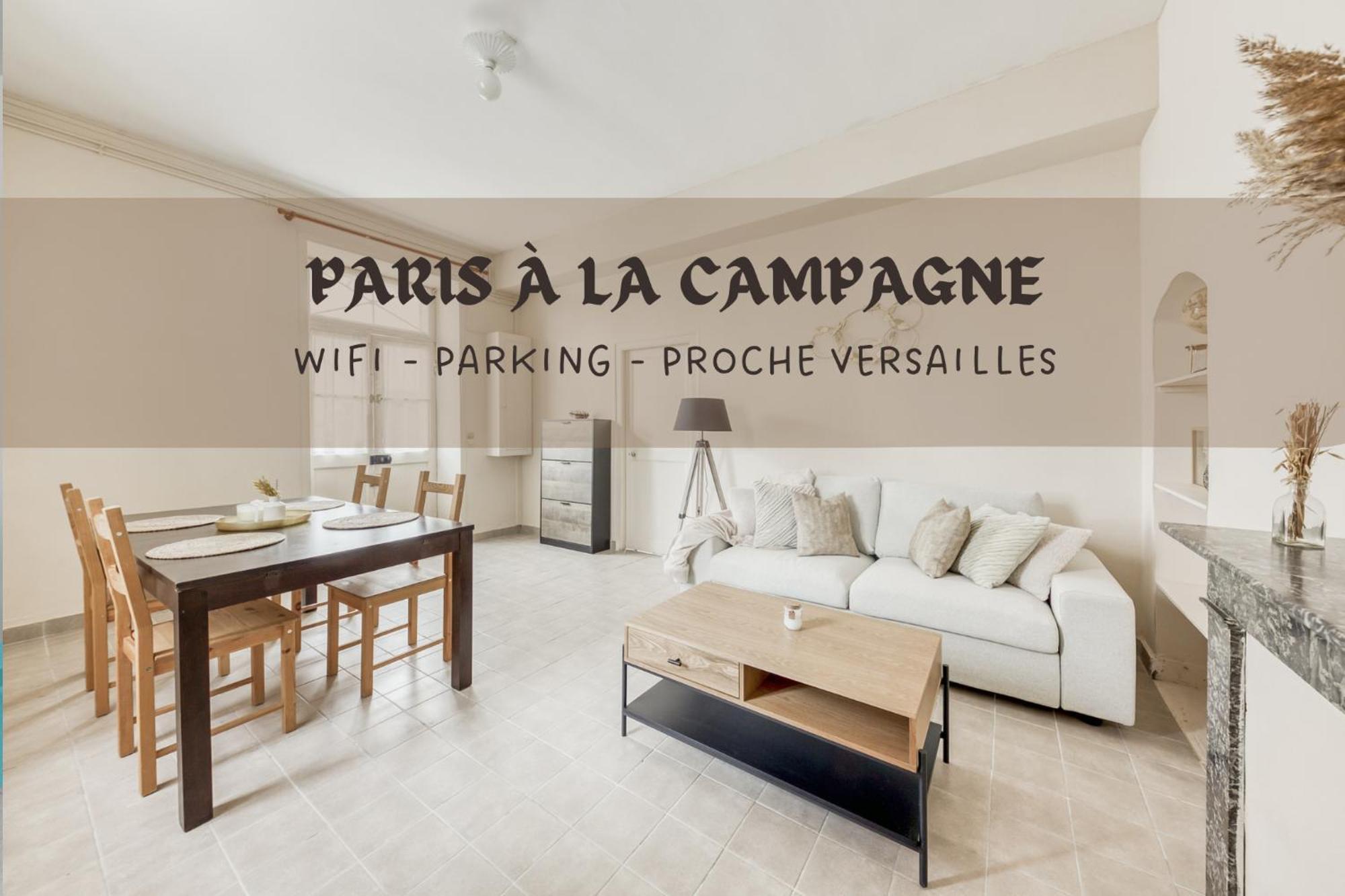 Paris A La Campagne-Parking Gratuit-Proche Versailles La Queue-les-Yvelines Ngoại thất bức ảnh